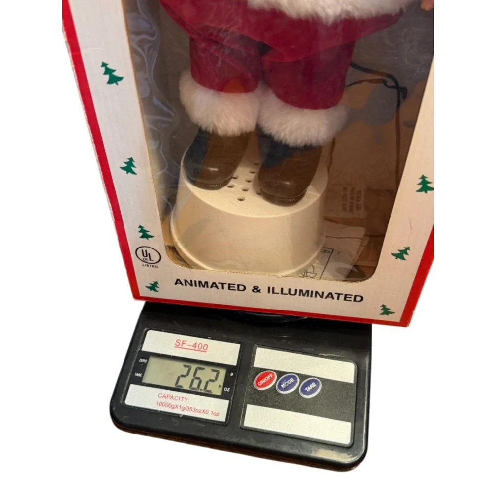 Vintage 1990 Santa's‎ Favorite Folks Animated Illuminated Figure Christmas 16